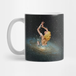 Chill Bath collage art Mug